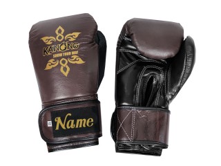 Custom Real Leather Muay Thai Gloves : KNGCUST-R-417