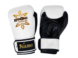 Custom Real Leather Muay Thai Gloves: KNGCUST-R-420