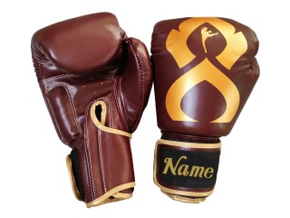 Custom Real Leather Muay Thai Gloves : KNGCUST-R-423