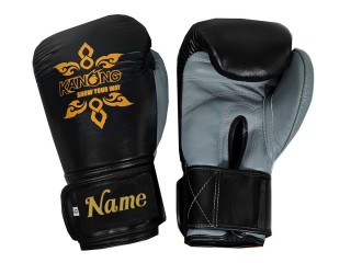 Custom Real Leather Muay Thai Gloves : KNGCUST-R-416