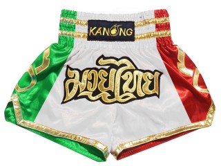 Custom Muay Thai Shorts : KNSCUST-1261-Italy