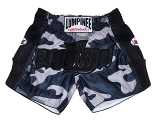 Lumpinee camouflage Kick boxing shorts : LUM-052-Black-Camo