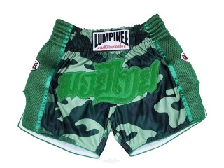 Lumpinee camouflage Kick boxing shorts : LUM-052-Green-Camo