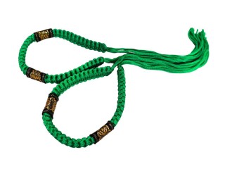 Prajied Muay Thai Arm Bands : Thai Style Green