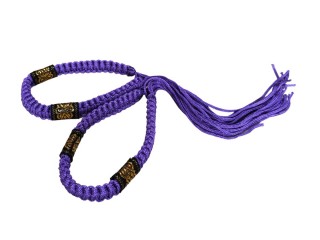 Prajied Muay Thai Arm Bands : Thai Style Purple