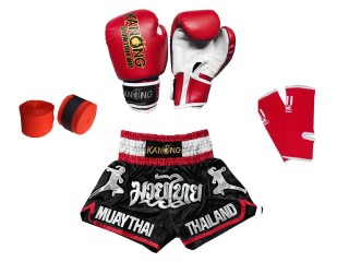 Kanong Complete Fight Set for Kids : Model 133 Red