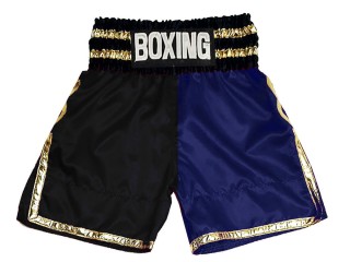 Personalised training Boxing Pants : KNBSH-039-Black-Navy