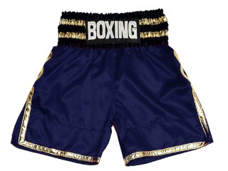 Personalised Boxing Pants : KNBSH-039-Navy