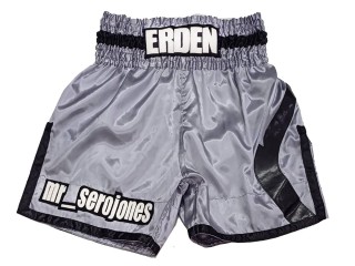 Custom Boxing Shorts  KNBXCUST-2049-Grey