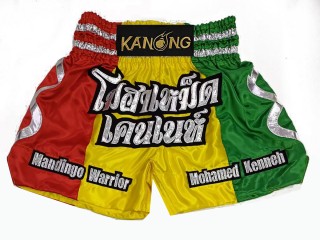 Customize African style Muay Thai Shorts : KNSCUST-1217