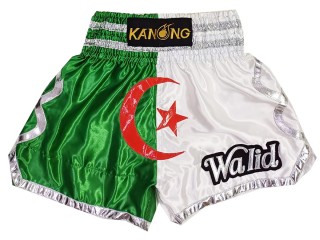 Customize Algeria Muay Thai Shorts : KNSCUST-1240