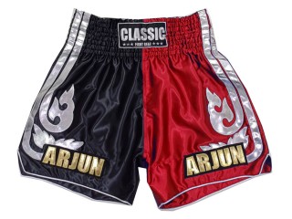 Custom original Muay Thai Shorts : KNSCUST-1243-Black-Red