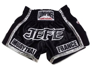 Custom Muay Thai Shorts : KNSCUST-1244-Black