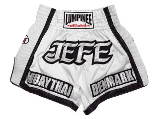 Custom Muay Thai Shorts : KNSCUST-1244-White