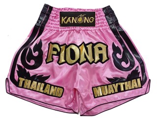 Custom original Muay Thai Shorts : KNSCUST-1246-Pink