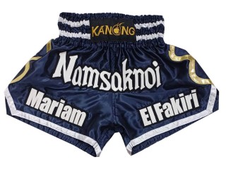 Custom Muay Thai Shorts : KNSCUST-1250-Navy