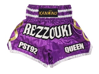 Custom Muay Thai Shorts : KNSCUST-1250-Purple