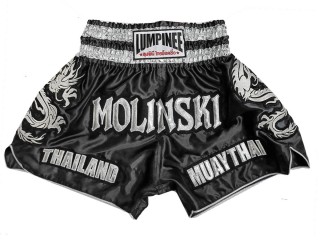 Custom Muay Thai Shorts : KNSCUST-1251-Black