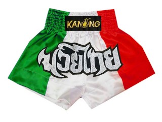 Kanong Italian Muay Thai Shorts : KNS-137-Italy