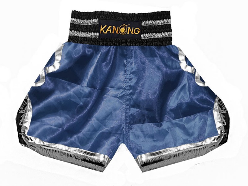 Kanong Custom Boxing Robe and Boxing Shorts : Navy